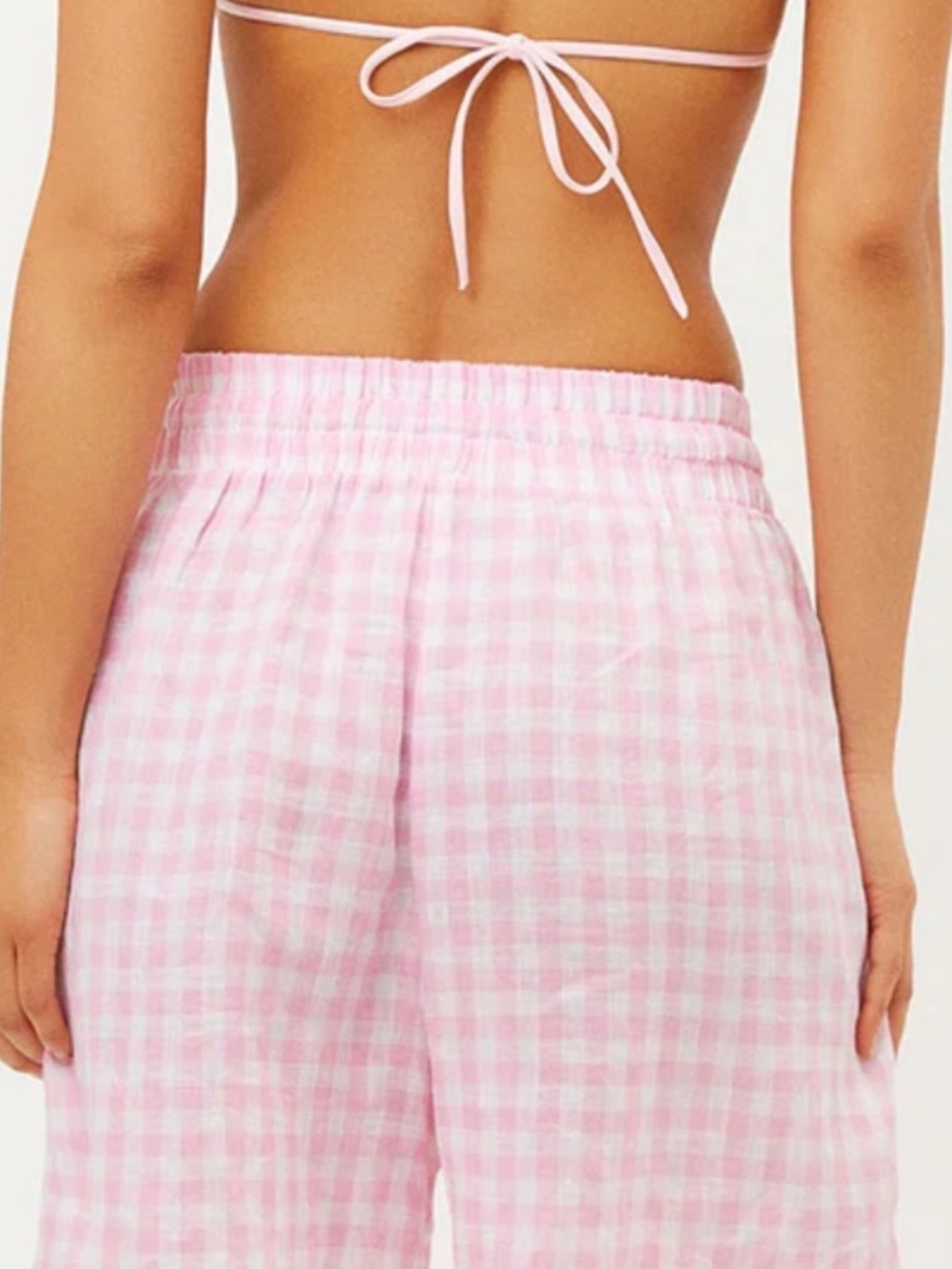 Frankie’s bikinis “Lou” shorts in pink picnic - Picture 5 of 9
